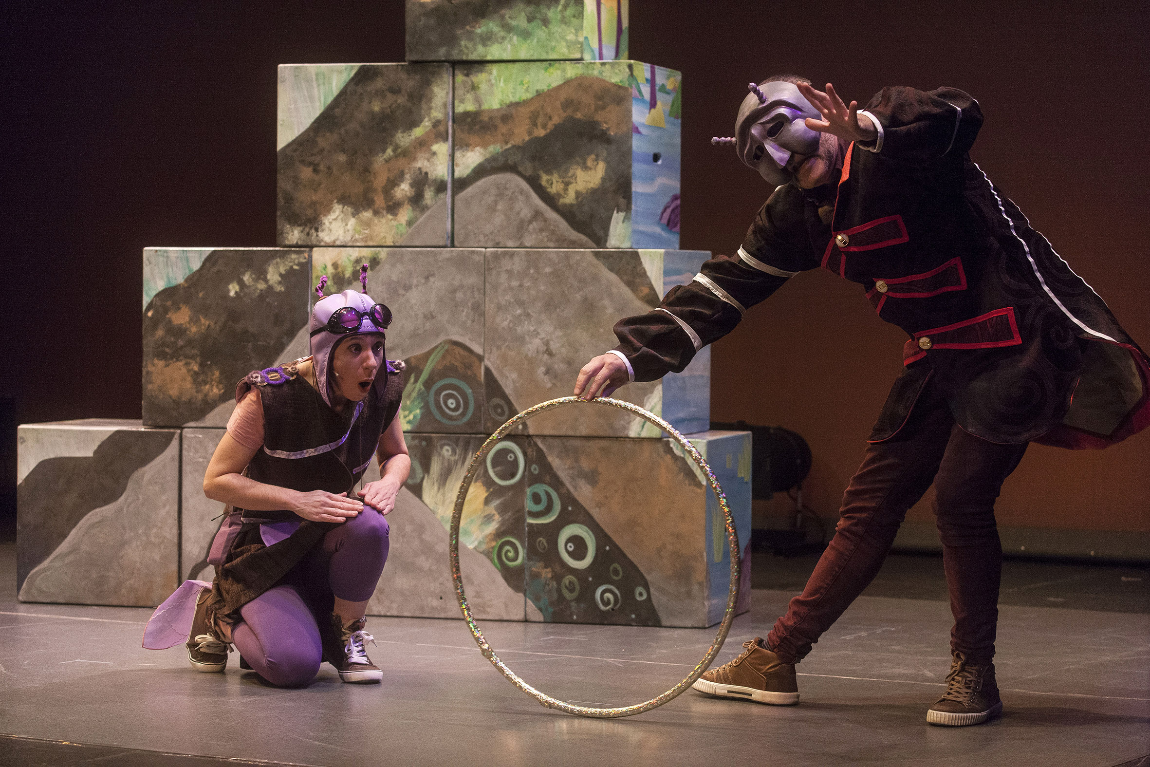 Obra de teatro de Bambalúa en el principal de Burgos, estrenoo de Bichejos